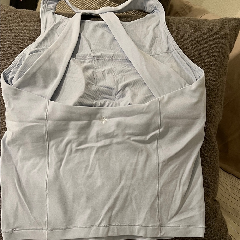 Athleta Light Blue Racerback Tank Top